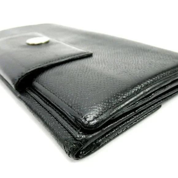 AUTH BVLGARI purse Bulgari Bulgari Leather